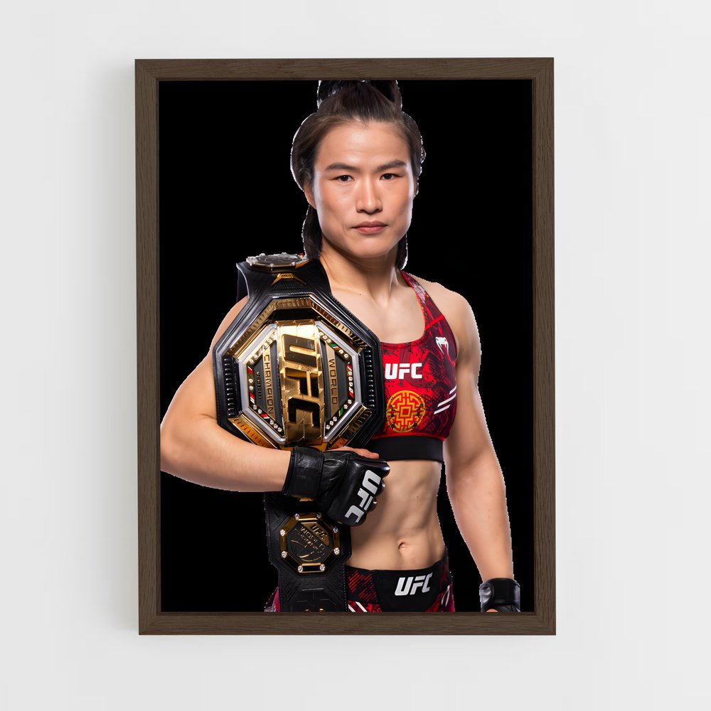 Poster La Guerrière Rouge – affiche MMA (vue 5)
